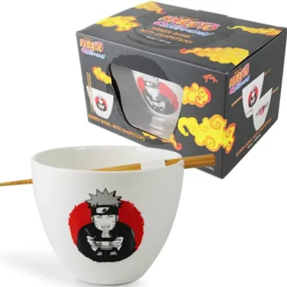 Naruto Ramen Bowl and Chopsticks New in box